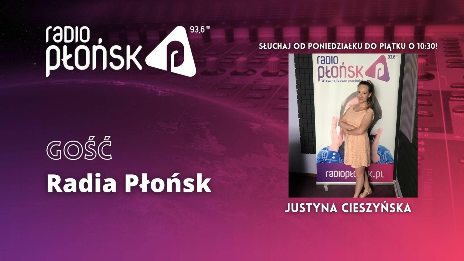 Gość Radia Płońsk - Justyna Cieszyńska