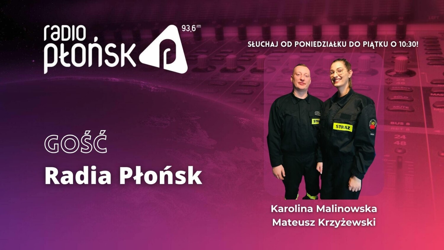 Gość Radia Płońsk - Mateusz Krzyżewski i Karolina Malinowska