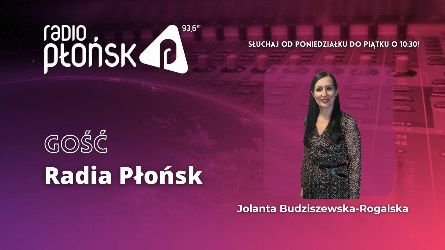 Gość Radia Płońsk - Jolanta Budziszewska-Rogalska