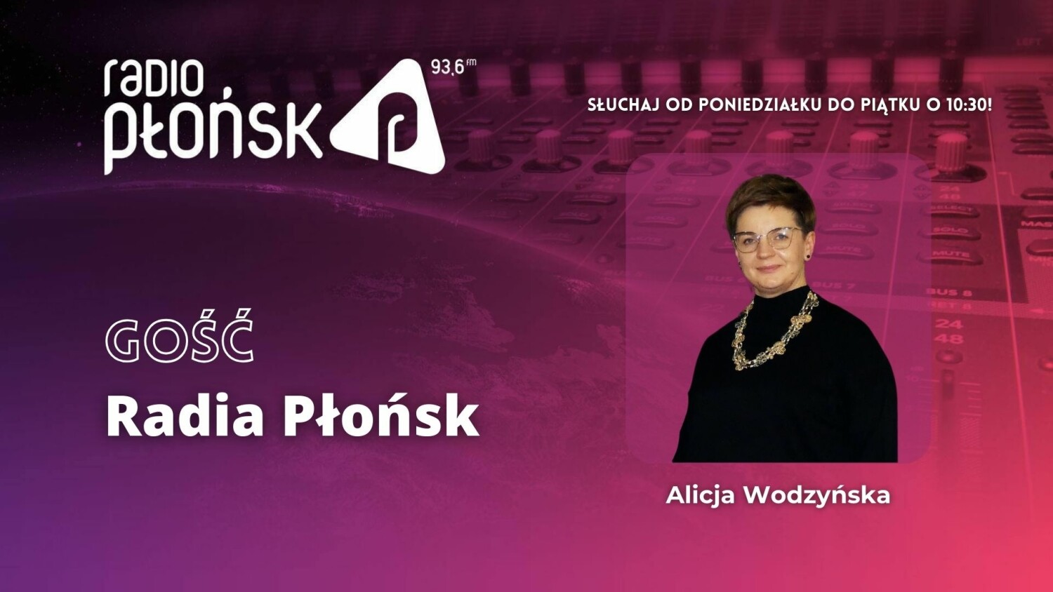 Gość Radia Płońsk - Alicja Wodzyńska