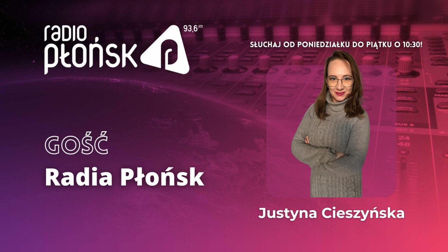 Gość Radia Płońsk - Justyna Cieszyńska